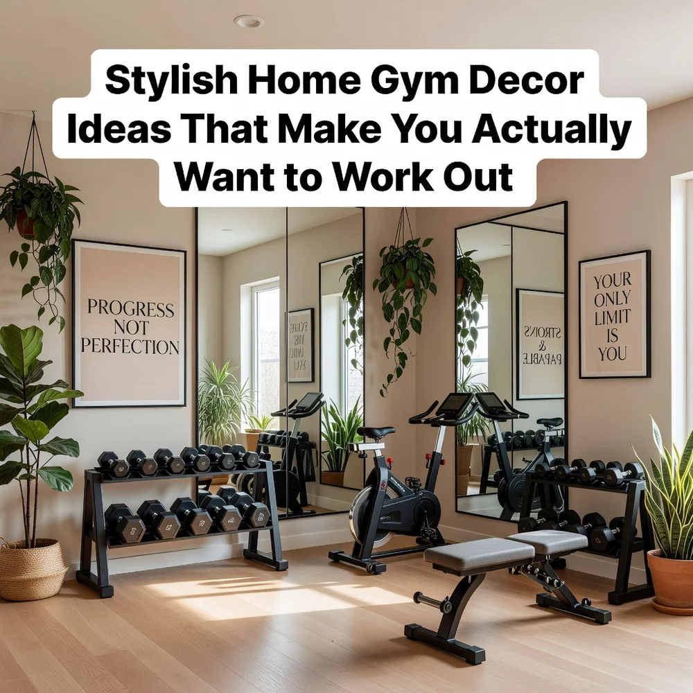 Stylish Home Gym Decor Ideas That Make You Actually Want to Work Out