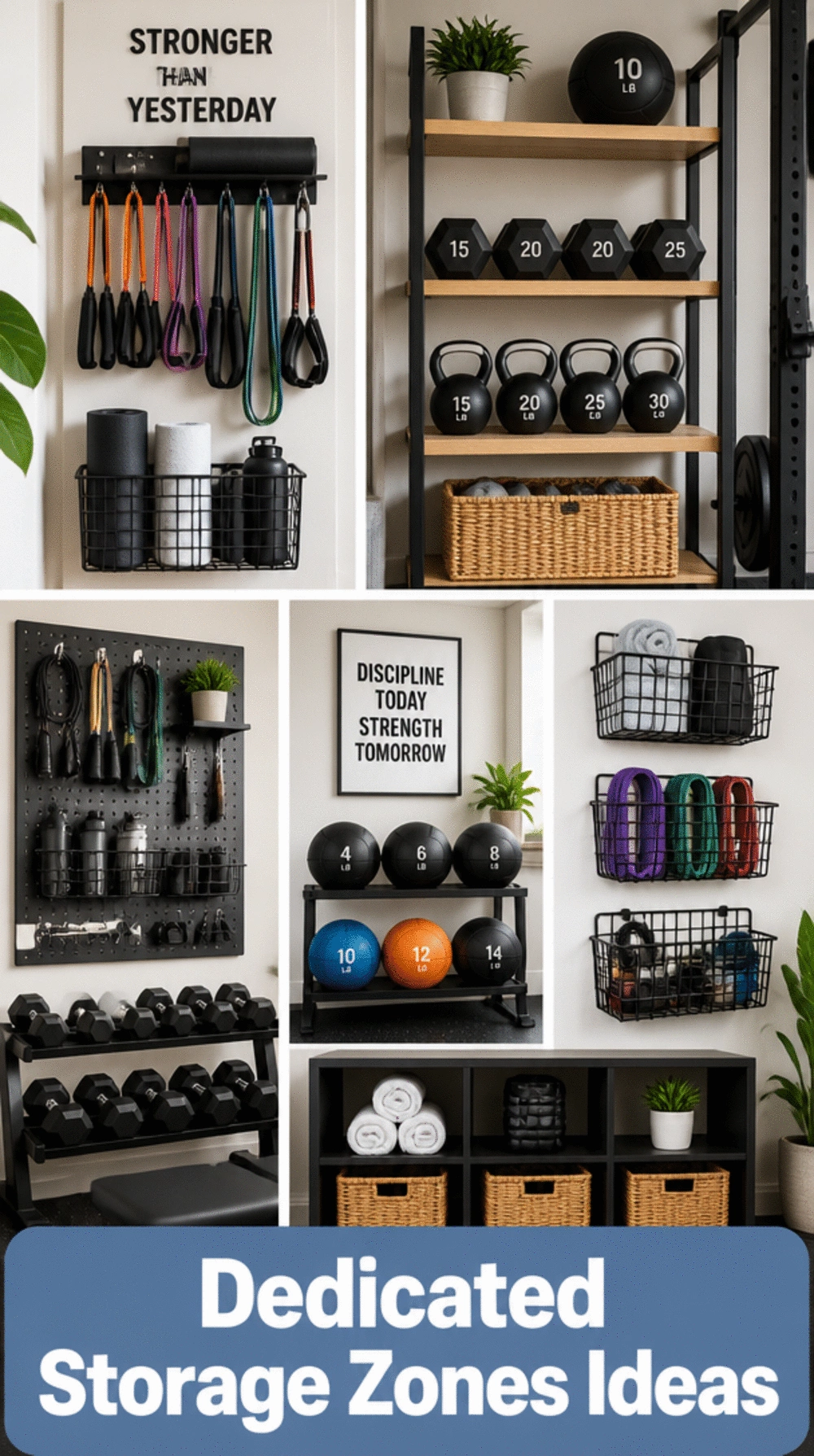 Why Dedicated Storage Zones Make a Home Gym Feel Like a Professional Space