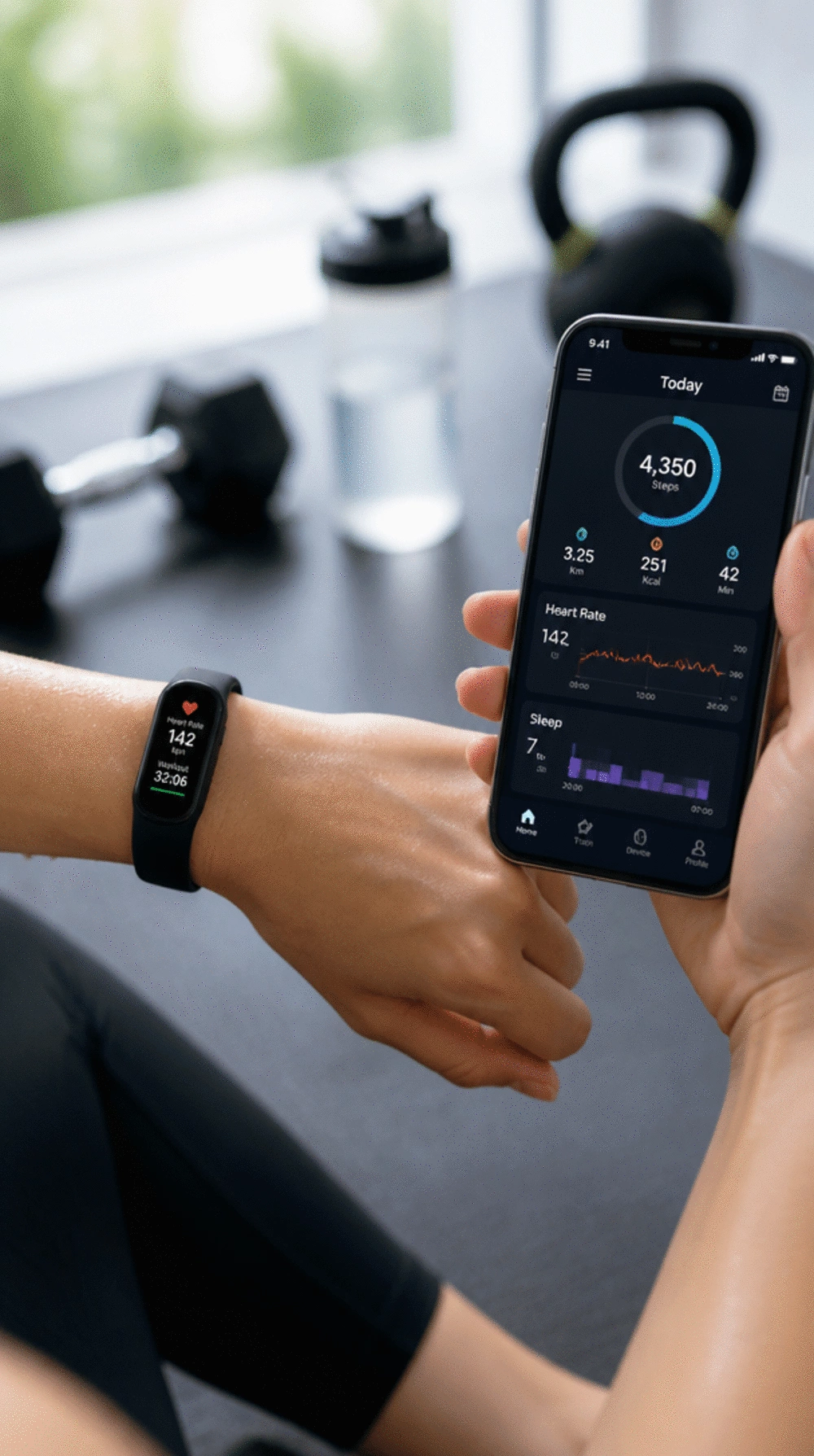 Home Gym Fitness Tracker Watch That Monitors Every Session Automatically