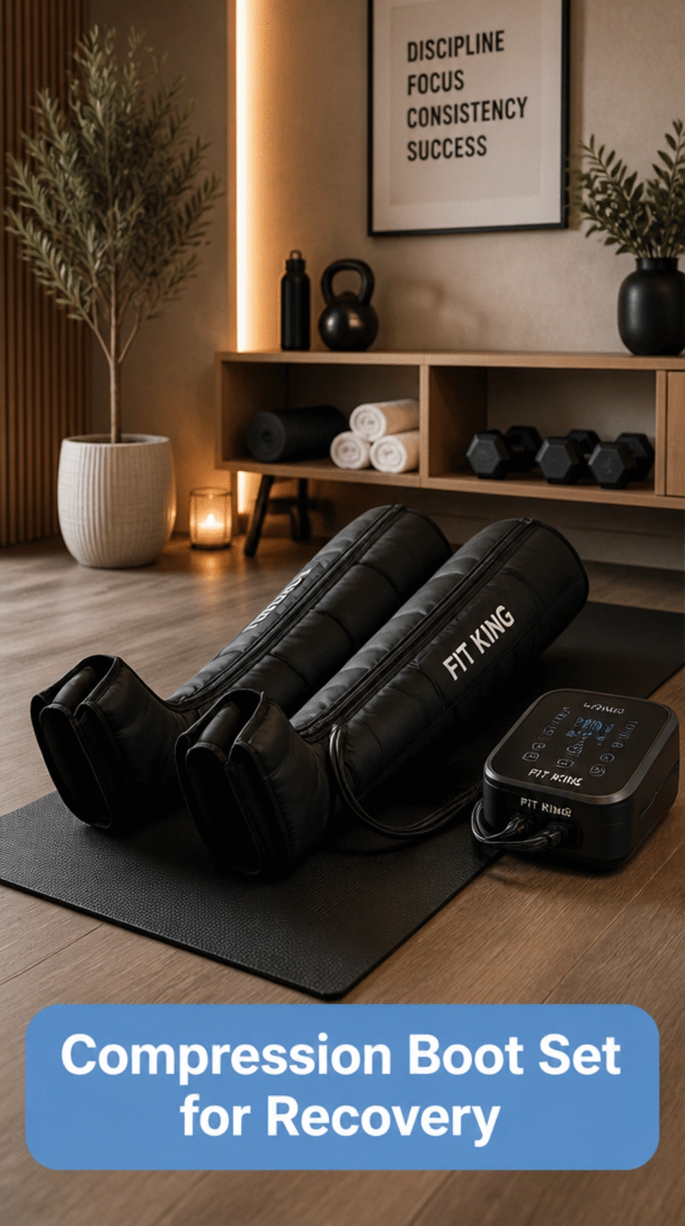 Home Gym Compression Boot Set That Delivers Active Recovery Between Sessions
