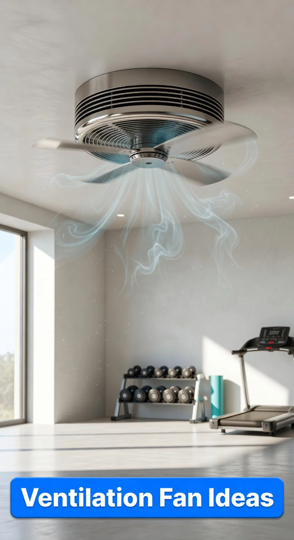 Home Gym Ventilation Fan That Keeps Air Moving Without Adding Street Noise