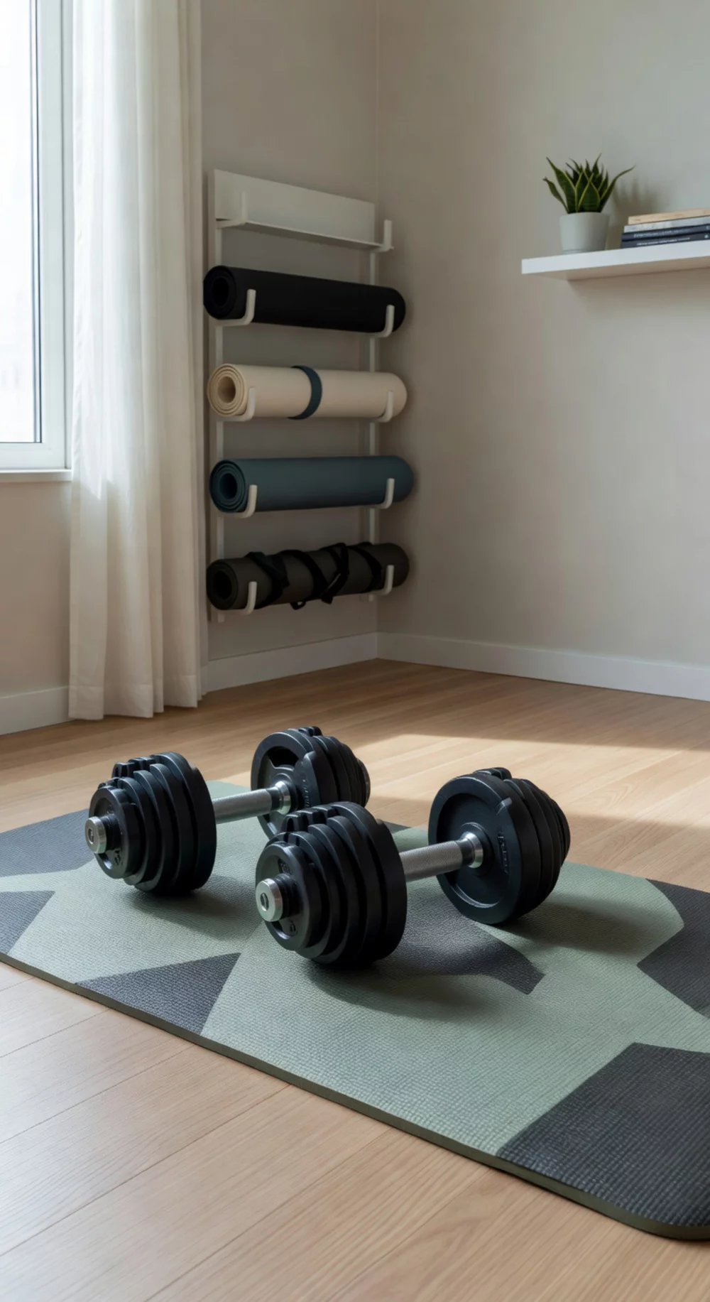 Home Gym Adjustable Dumbbell Set That Replaces a Full Rack of Weights