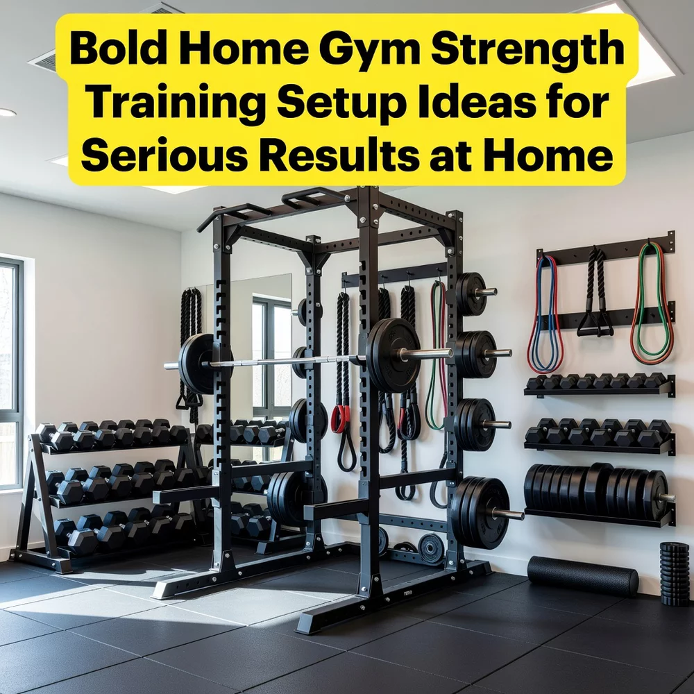 Bold Home Gym Strength Training Setup Ideas for Serious Results at Home