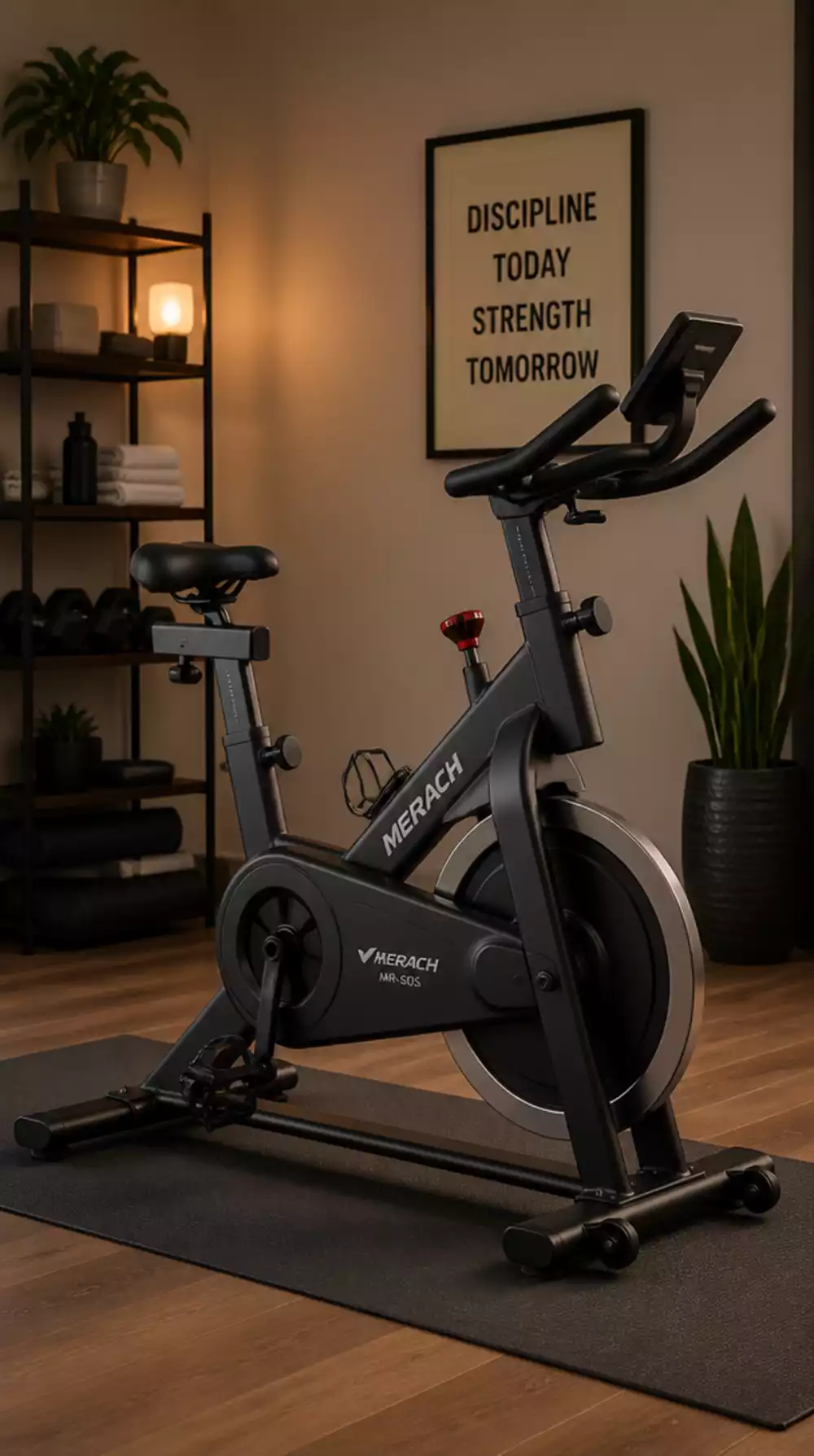 Home Gym Magnetic Spin Bike That Delivers a Near-Silent Cardio Session