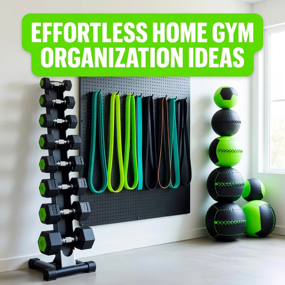 Effortless Home Gym Organization Ideas That Keep Equipment Ready to Use