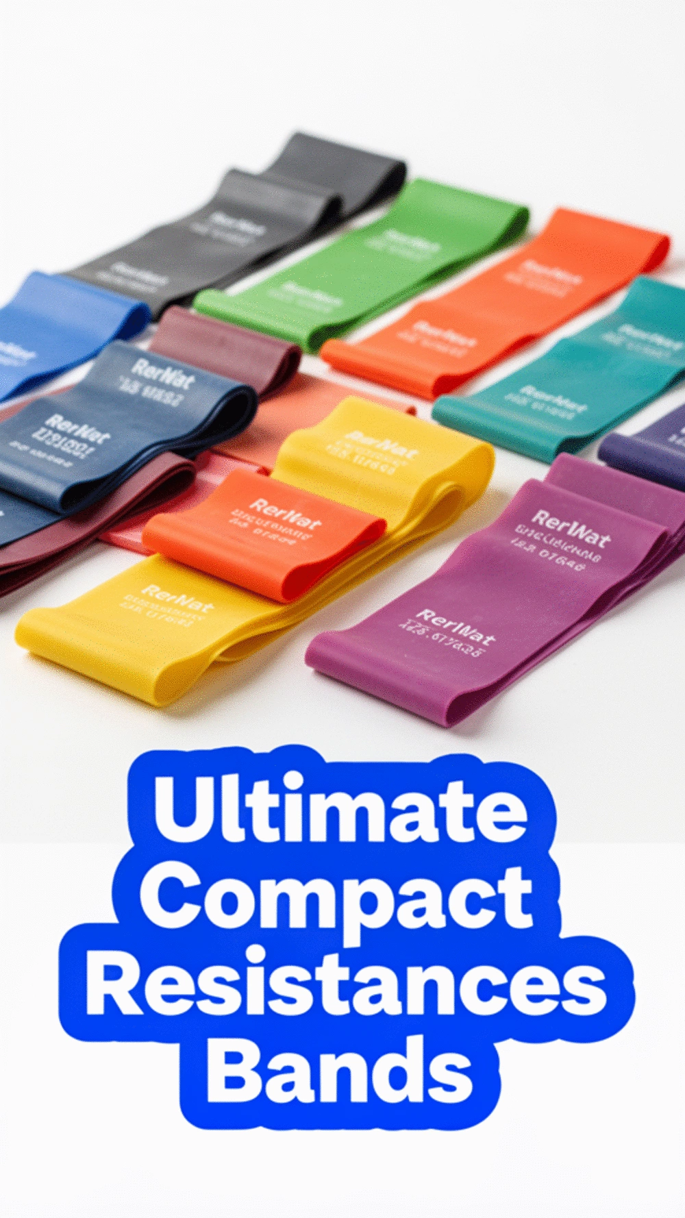 Versatile Compact Resistance Bands for Convenient Workouts