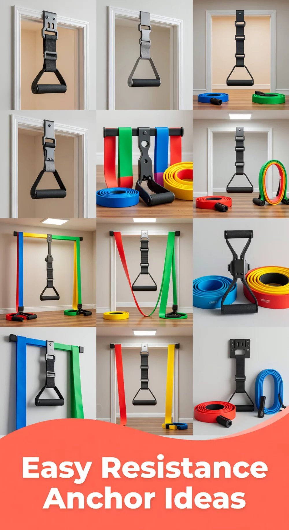 Over-Door Home Gym Resistance Anchor That Needs Zero Drilling