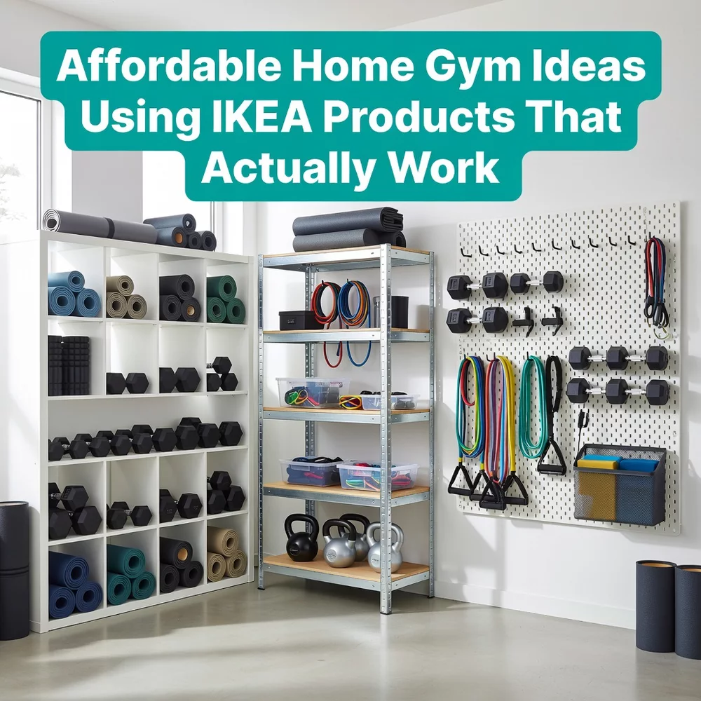 Affordable Home Gym Ideas Using IKEA Products That Actually Work