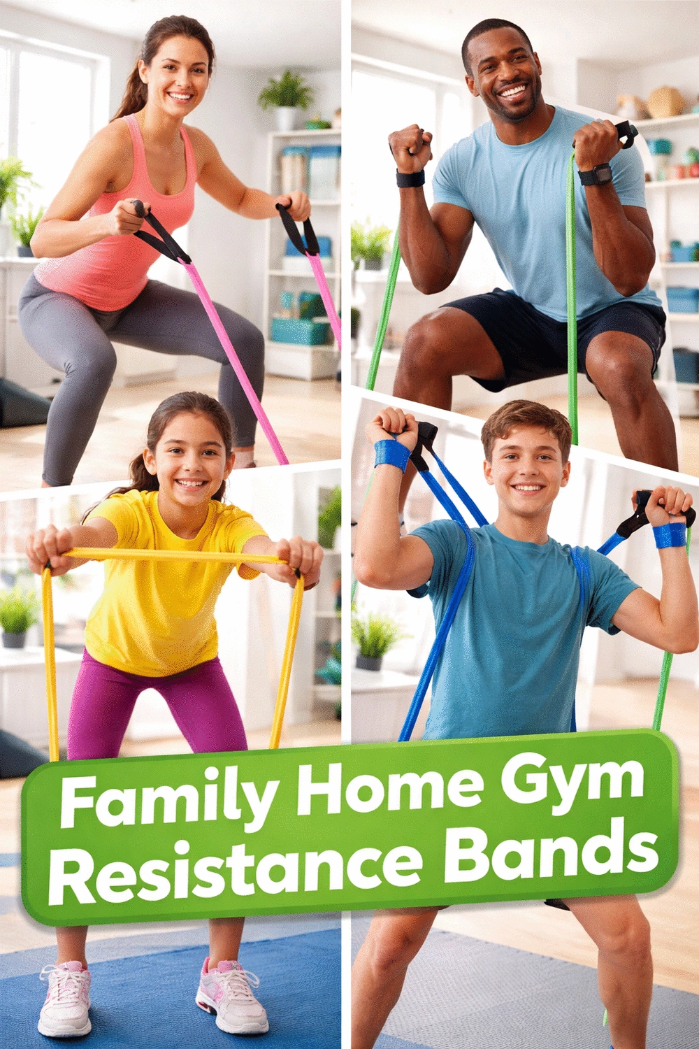 Home Gym Resistance Band Set with Multiple Resistance Levels for Every Fitness Goal