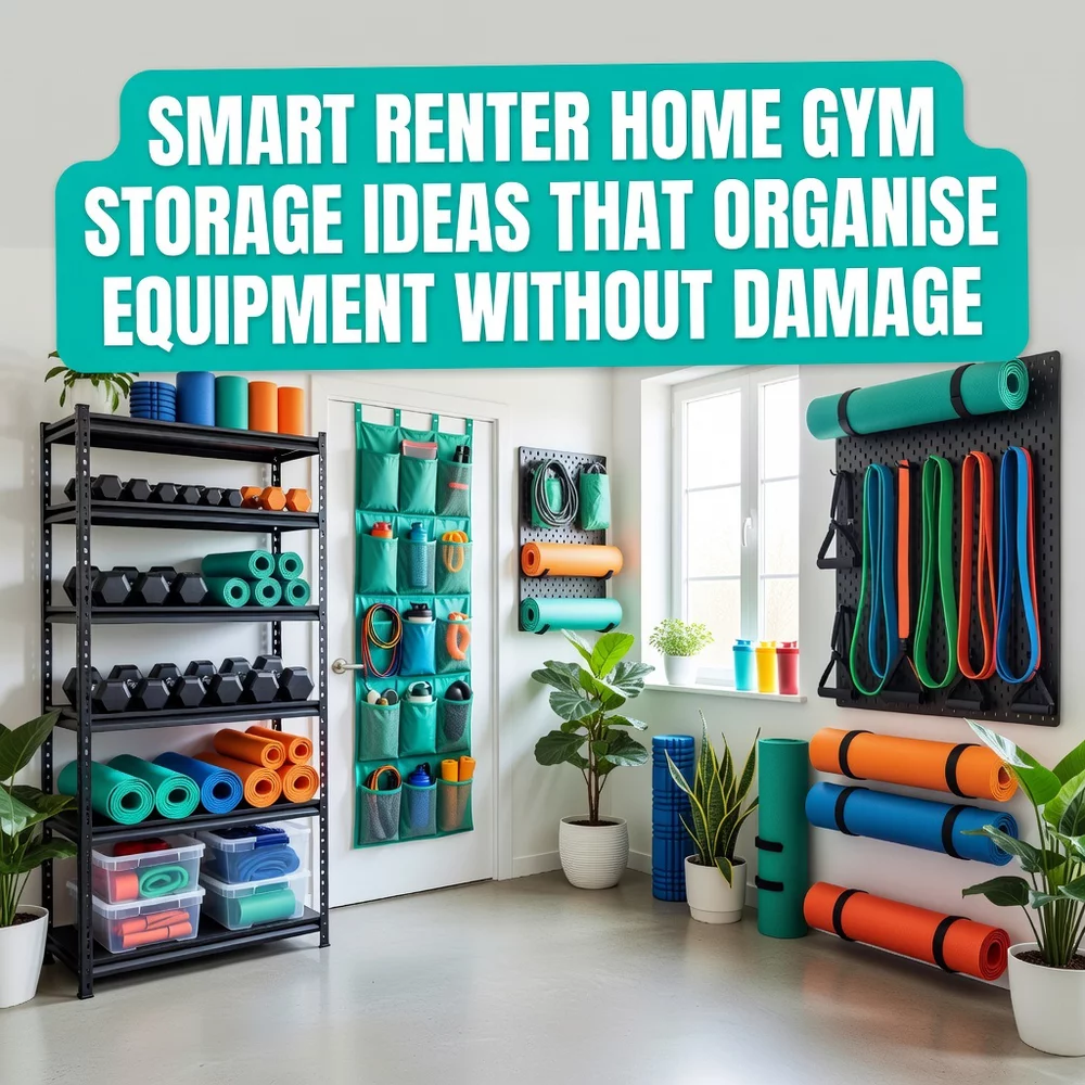 Smart Renter Home Gym Storage Ideas That Organise Equipment Without Damage