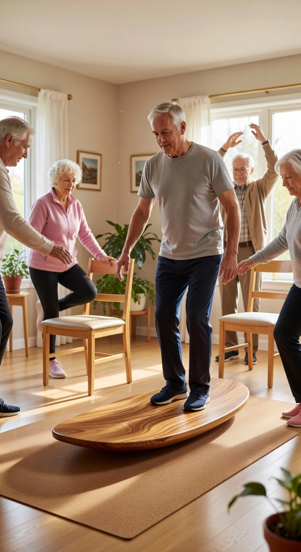 Home Gym Balance Board That Improves Stability and Coordination with Daily Use