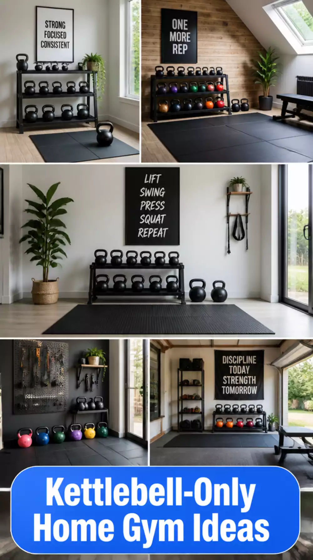 The Kettlebell-Only Home Gym Layout That Delivers Cardio and Strength in One Zone