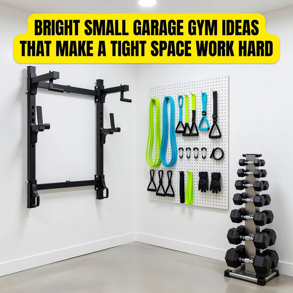 Bright Small Garage Gym Ideas That Make a Tight Space Work Hard