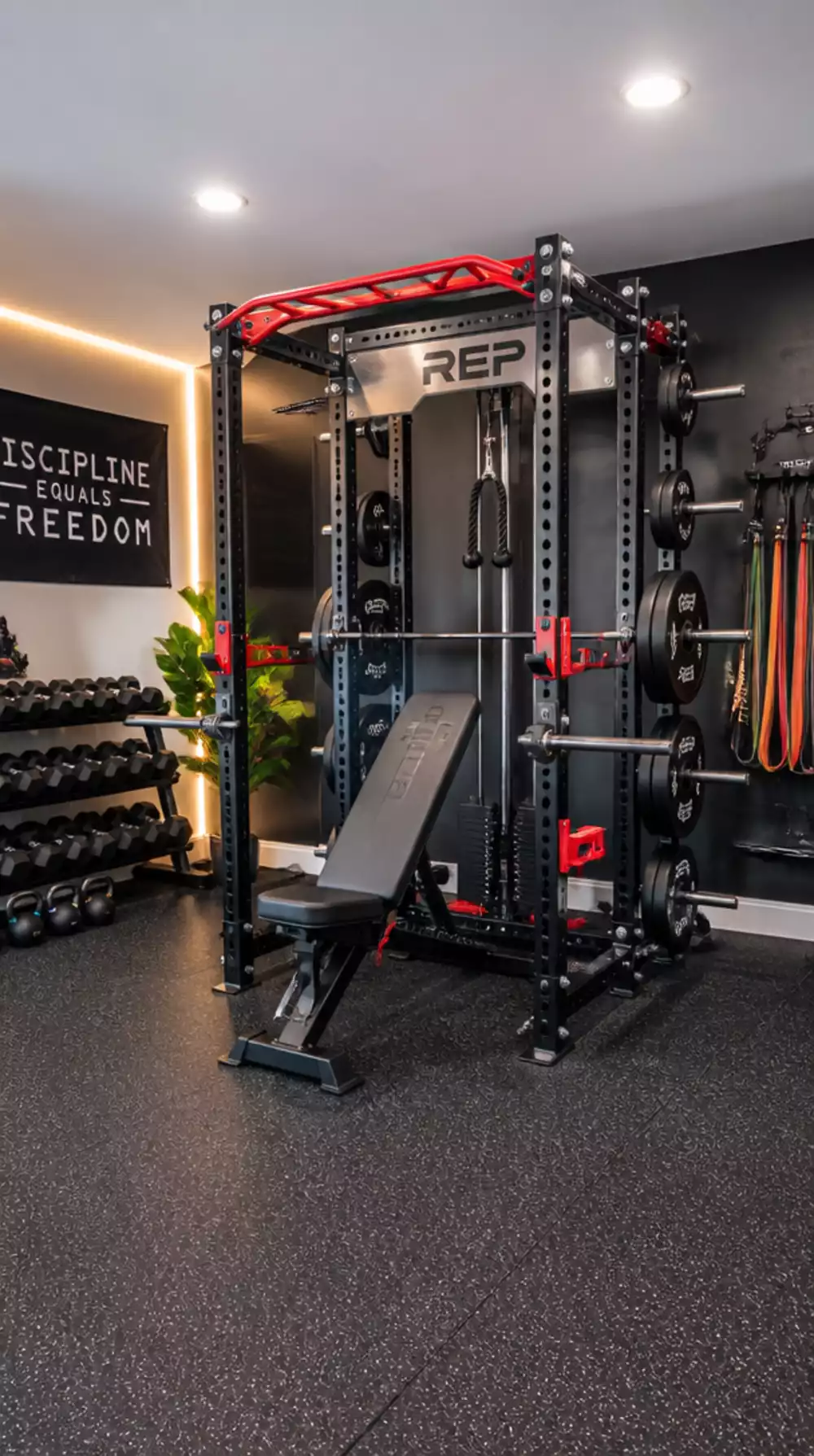 Home Gym Power Rack That Handles Every Barbell Movement Safely at Home
