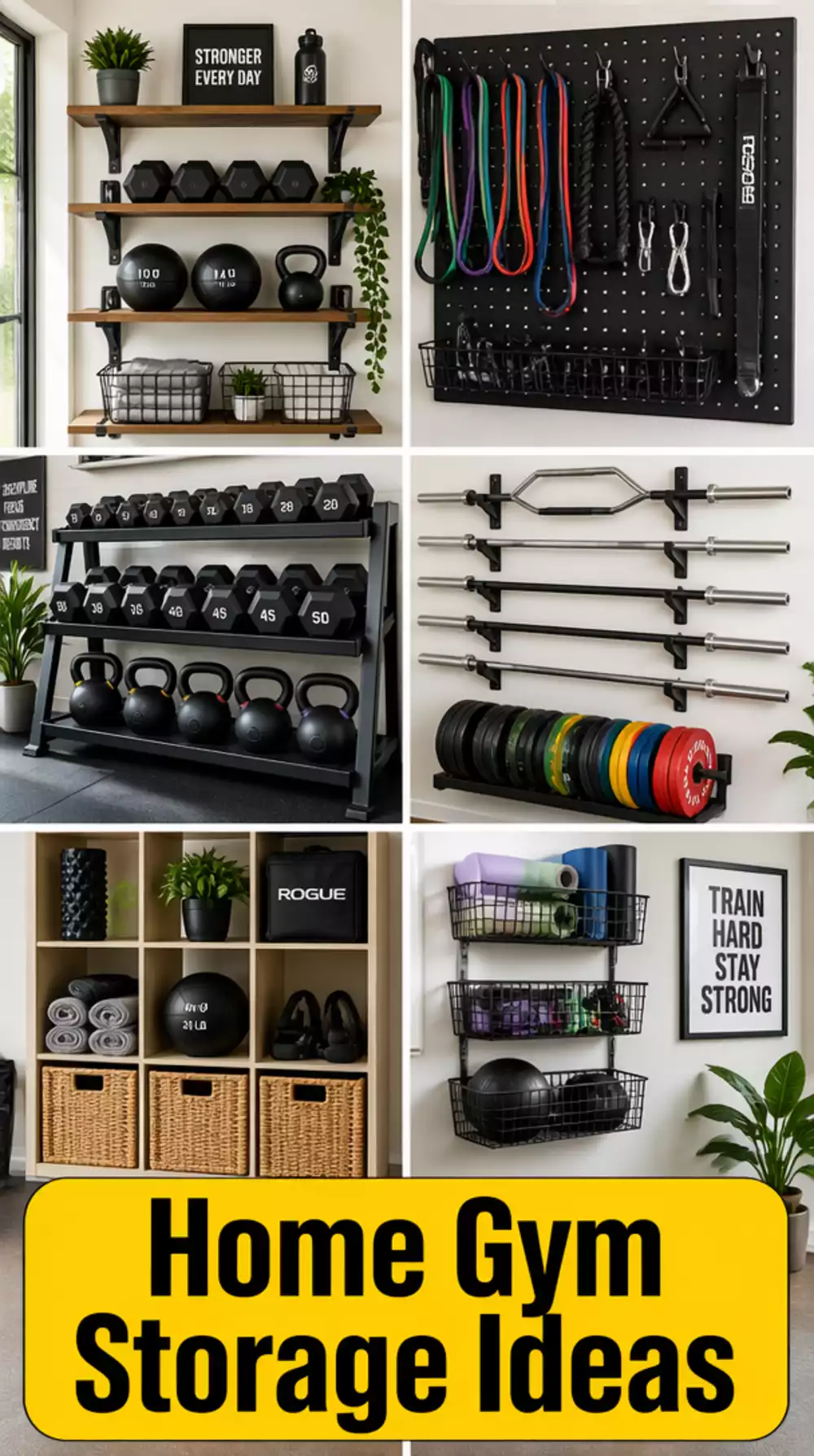 The Home Gym Storage Wall Transformation That Turns Clutter into an Organised Display
