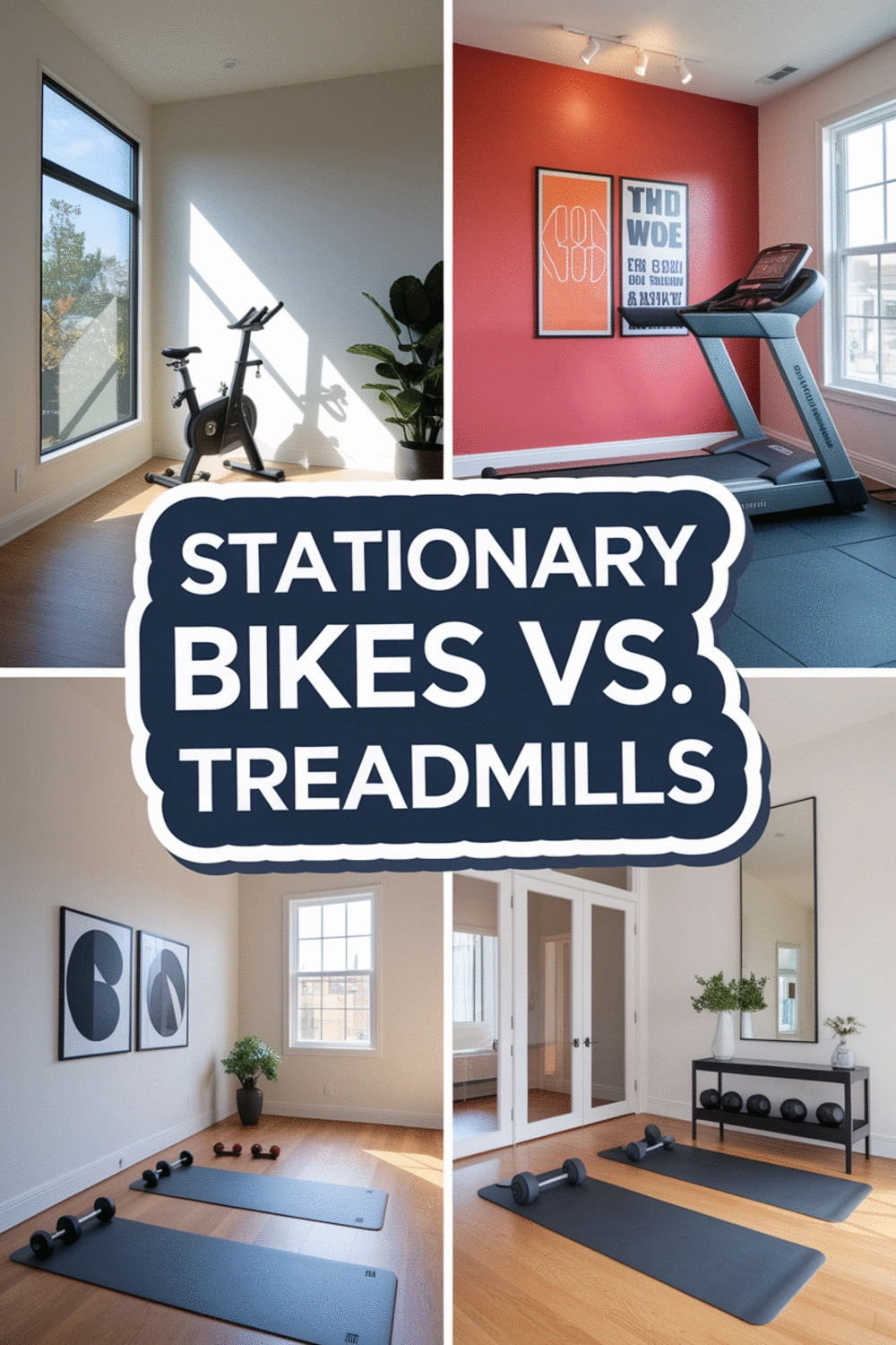 A Comparison of Stationary Bikes vs. Treadmills for Home Use