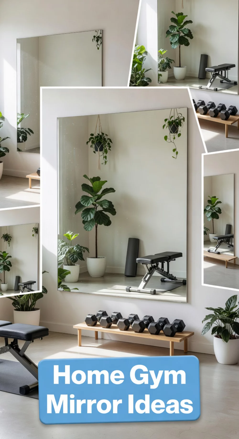 Home Gym Floor Mirror That Makes a Tiny Workout Corner Feel Like a Studio