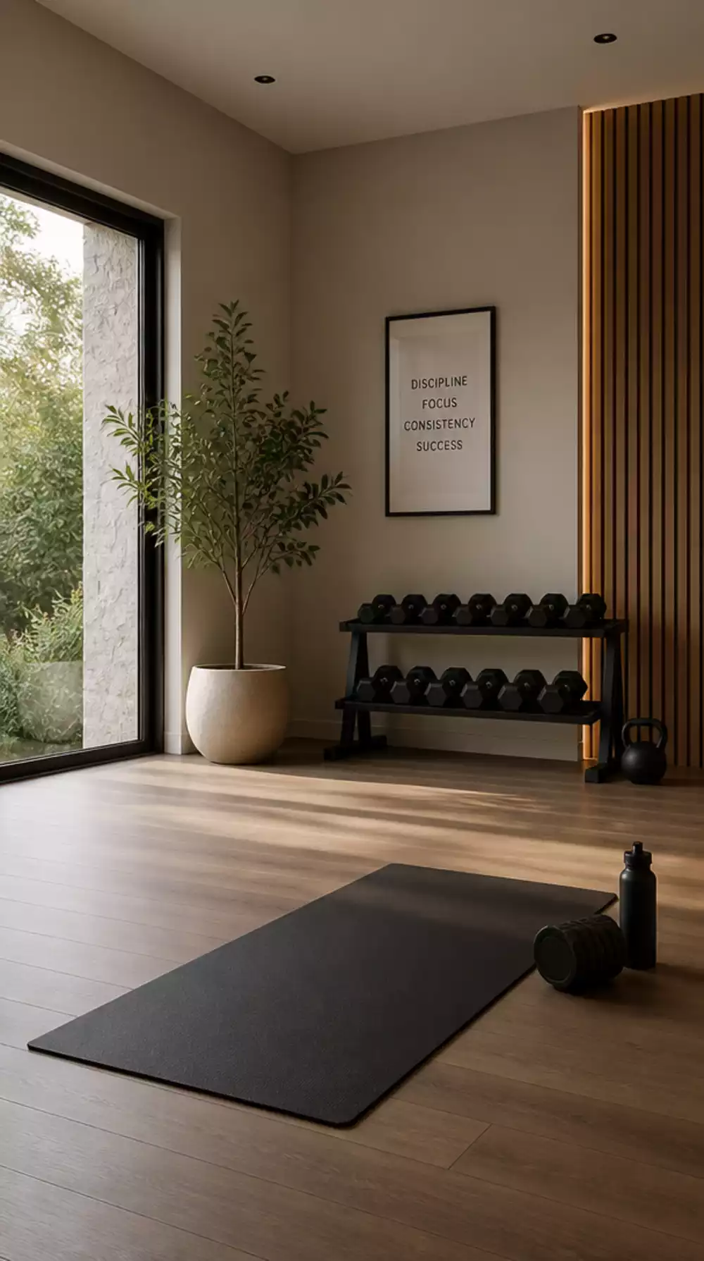 The Japandi Home Gym Negative Space Trick That Makes Minimal Equipment Feel Intentional