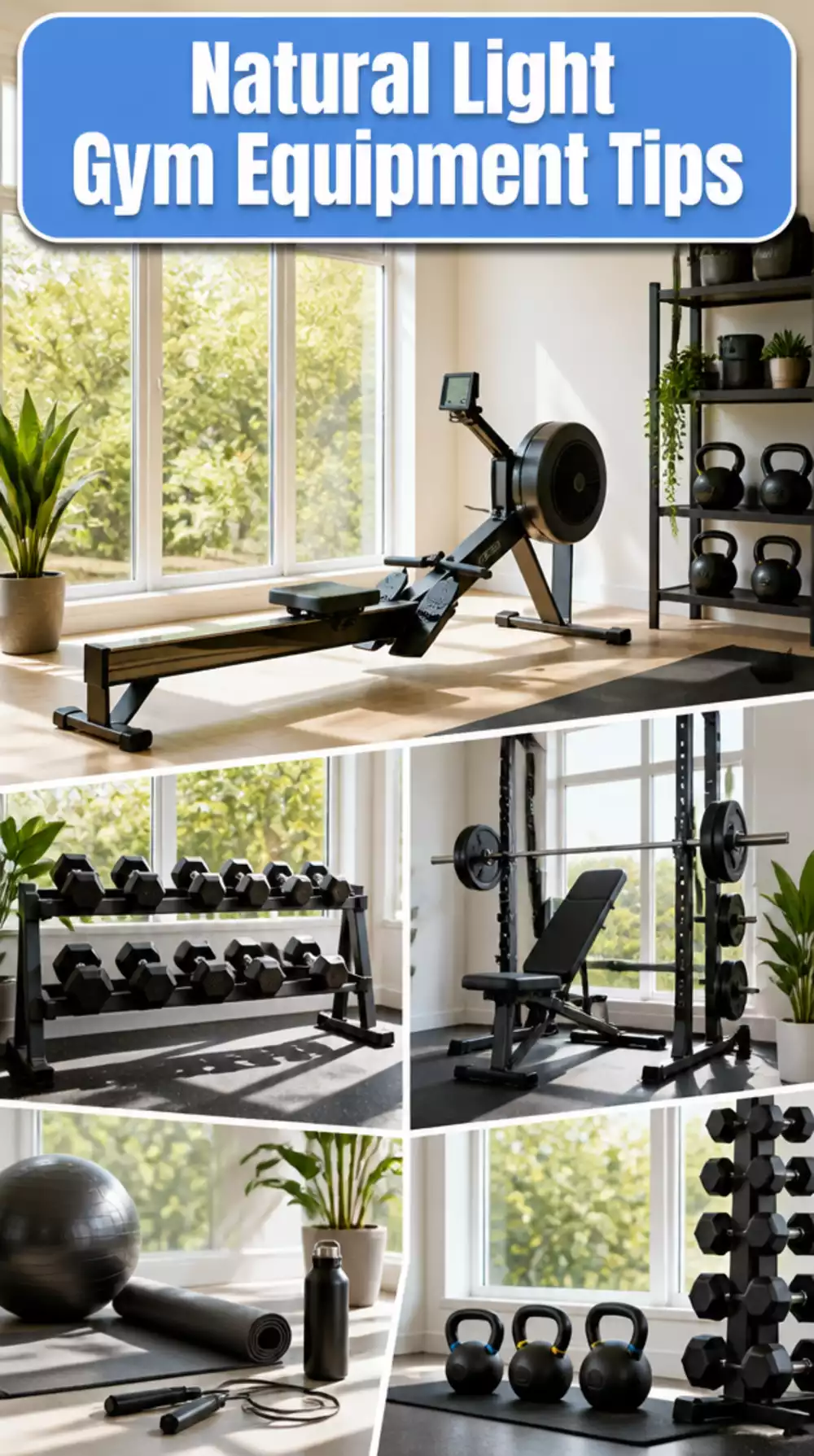 The Natural Light Home Gym Trick That Makes Any Equipment Look More Expensive